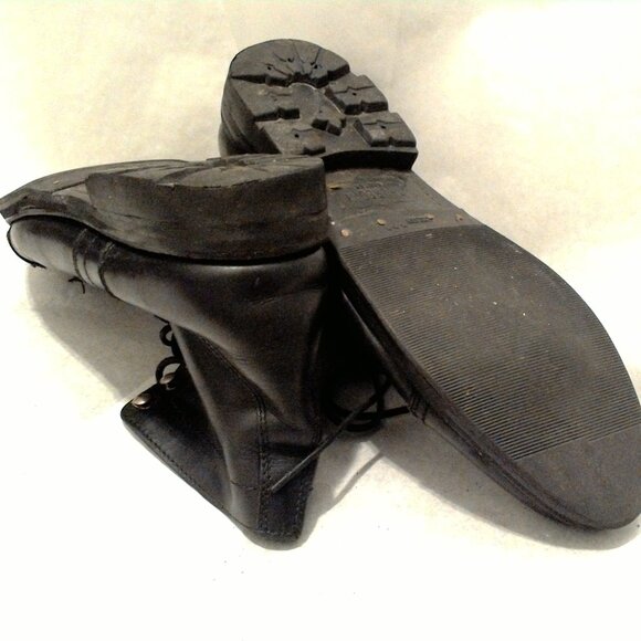 Thursday Boot Co. Black Leather Lace Up Ankle Boots Mens 10.5 - Picture 4 of 14